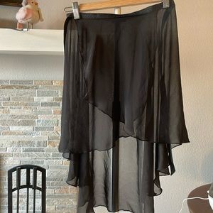 M Steven’s black wrap skirt